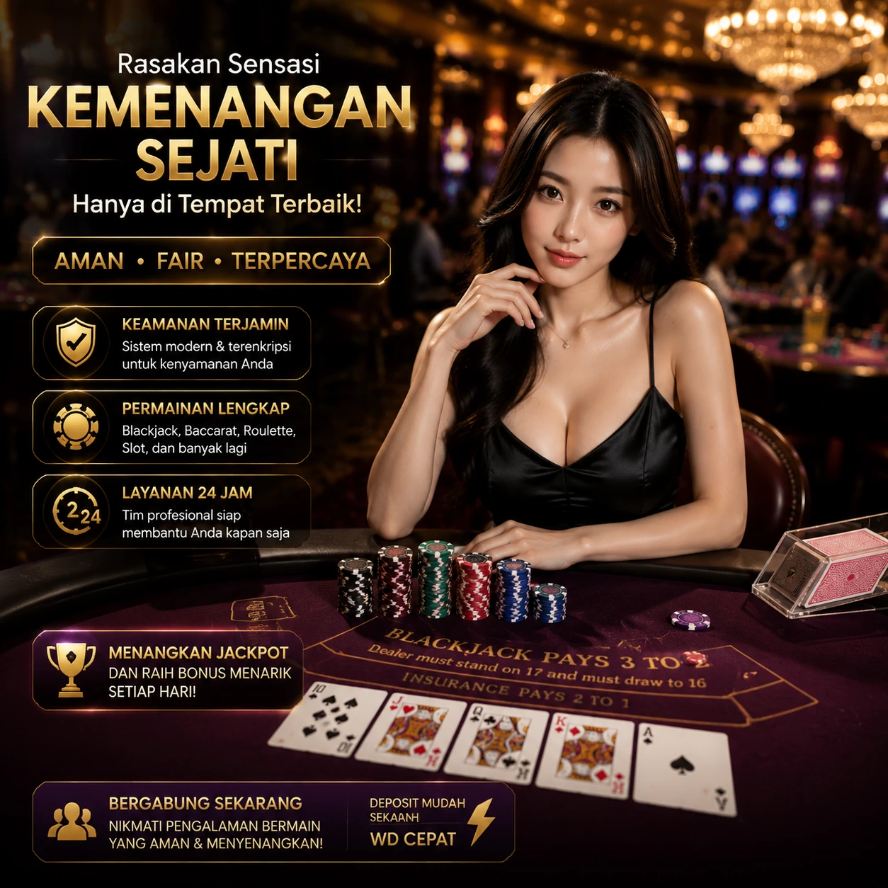 Bônus exclusivos membros VIP wjcasino